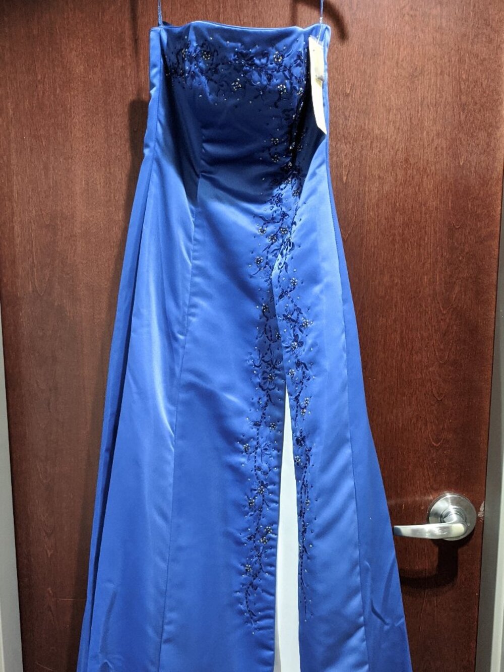 Aspee 37083 Size Small Royal Blue Prom Dress